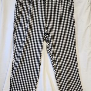 Kate & Mallory Black and White Gingham Pants & Top